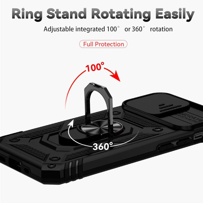 Estuche para teléfono con soporte deslizante Camshield, For iPhone 14, For iPhone 14 Plus, For iPhone 14 Pro, For iPhone 14 Pro Max