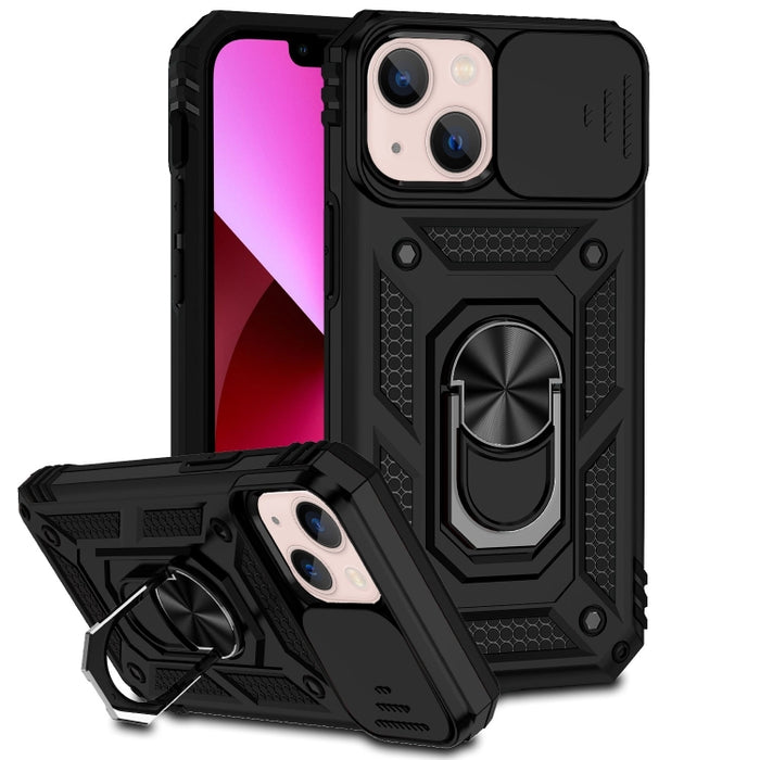 Estuche para teléfono con soporte deslizante Camshield, For iPhone 14, For iPhone 14 Plus, For iPhone 14 Pro, For iPhone 14 Pro Max