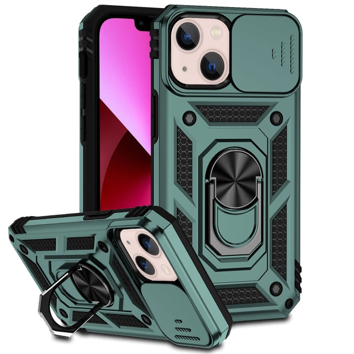 Estuche para teléfono con soporte deslizante Camshield, For iPhone 14, For iPhone 14 Plus, For iPhone 14 Pro, For iPhone 14 Pro Max