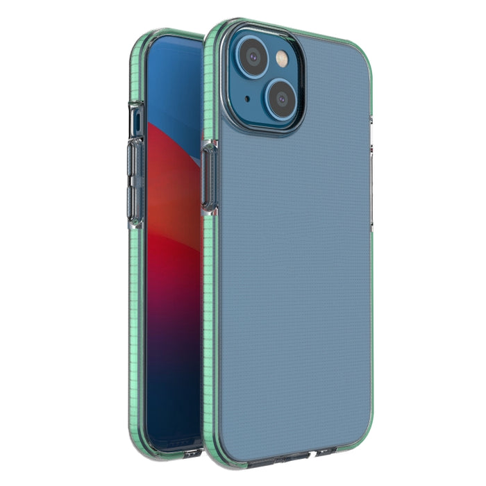 Caja de teléfono de TPU transparente de dos colores