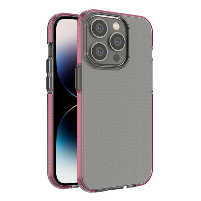 Caja de teléfono de TPU transparente de dos colores