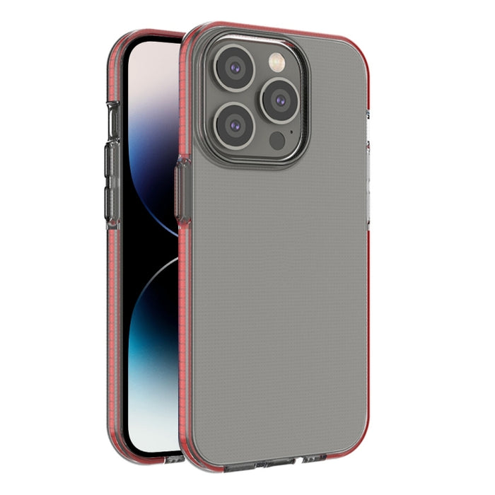 Caja de teléfono de TPU transparente de dos colores
