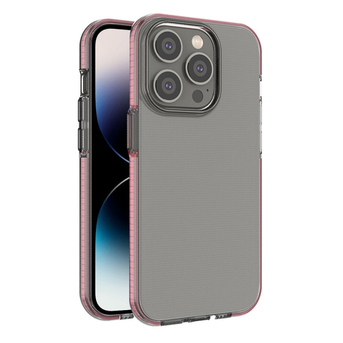 Caja de teléfono de TPU transparente de dos colores