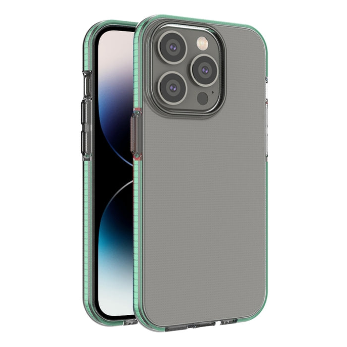 Caja de teléfono de TPU transparente de dos colores