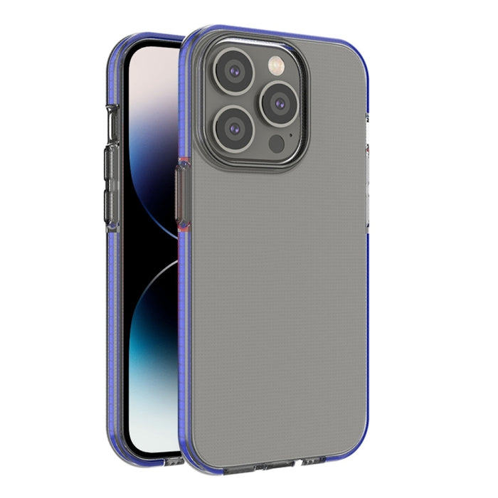 Caja de teléfono de TPU transparente de dos colores