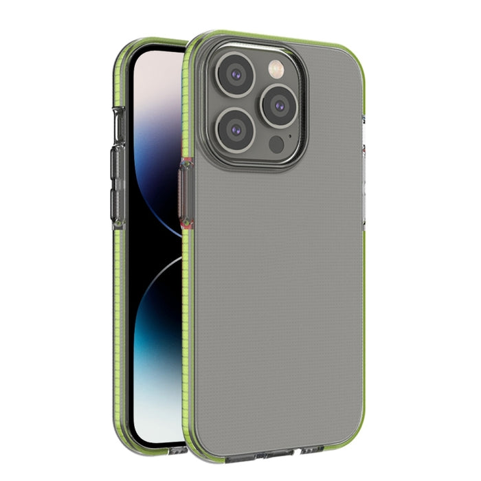 Caja de teléfono de TPU transparente de dos colores