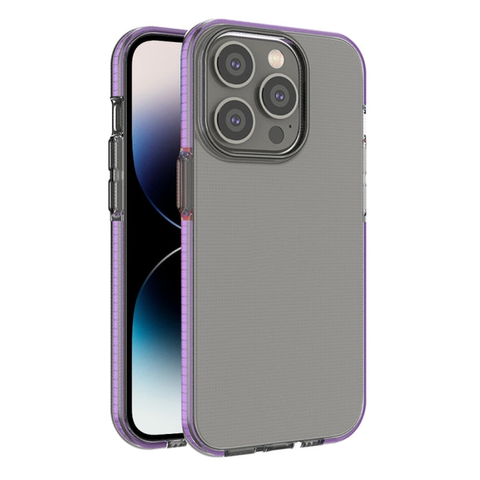 Caja de teléfono de TPU transparente de dos colores