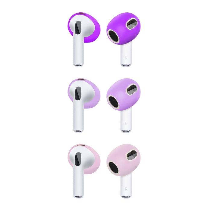 3 pares de orejeras de silicona para auriculares
