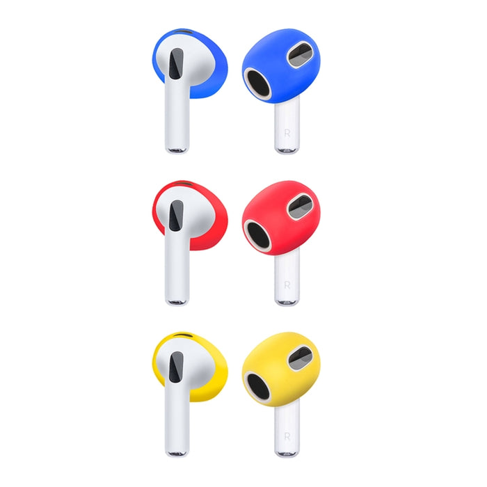 3 pares de orejeras de silicona para auriculares