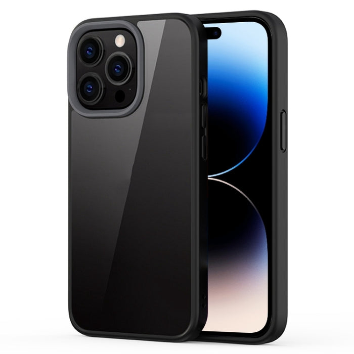 Estuche para teléfono transparente esmerilado híbrido Ming Shield