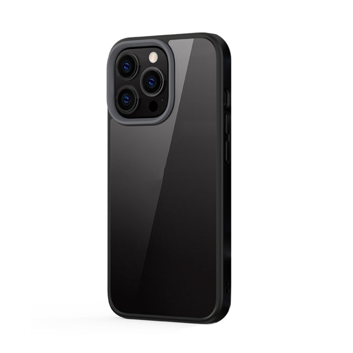 Estuche para teléfono transparente esmerilado híbrido Ming Shield