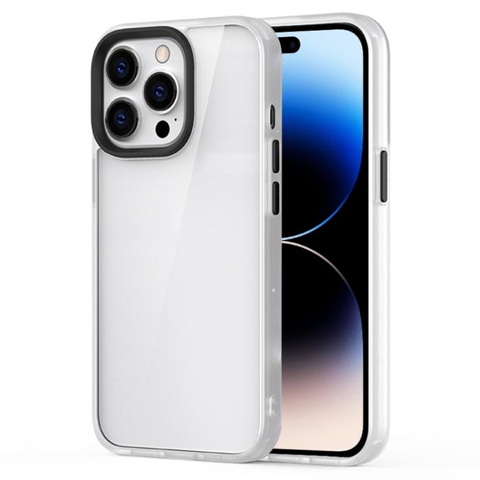 Estuche para teléfono transparente esmerilado híbrido Ming Shield