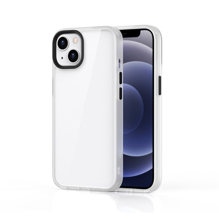 Estuche para teléfono transparente esmerilado híbrido Ming Shield