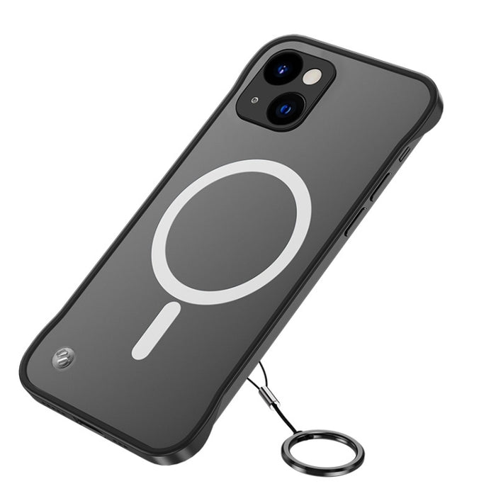 Estuche para teléfono MagSafe a prueba de golpes, suave, esmerilado, en las cuatro esquinas