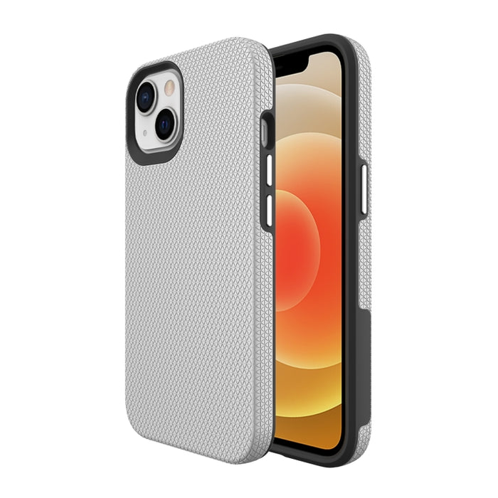 Caja del teléfono con textura de armadura triangular