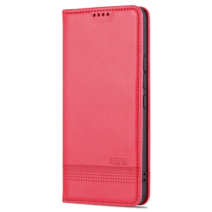 Estuche para teléfono de cuero con textura de becerro magnético AZNS, For Xiaomi 12 Lite, For Xiaomi Redmi Note 11T Pro / Poco X4 GT