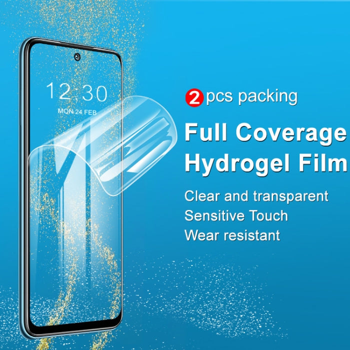 2 protectores frontales de película de hidrogel de pantalla completa curva imak., For Xiaomi Redmi Note 11SE 5G/Redmi Note 10 5G/Redmi Note 10T 5G/Poco M3 Pro 4G/Poco M3 Pro 5G, For Xiaomi Redmi Note 11T Pro 5G/Redmi Note 11T Pro+ 5G