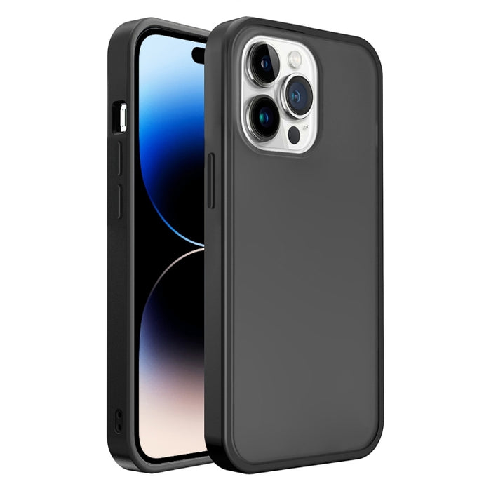 Estuche translúcido para teléfono con sensación de piel esmerilada