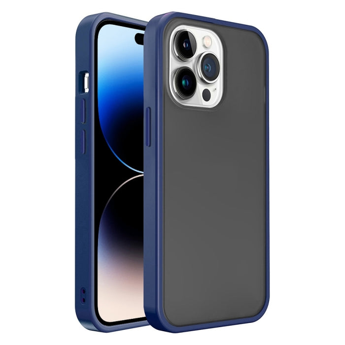 Estuche translúcido para teléfono con sensación de piel esmerilada