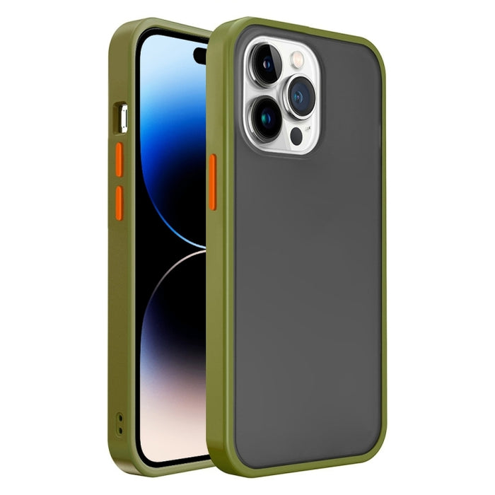 Estuche translúcido para teléfono con sensación de piel esmerilada