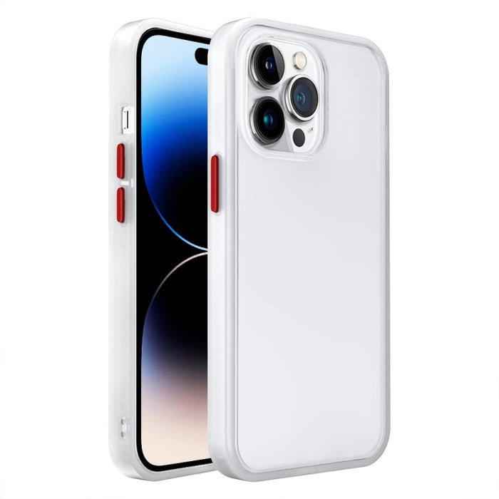 Estuche translúcido para teléfono con sensación de piel esmerilada