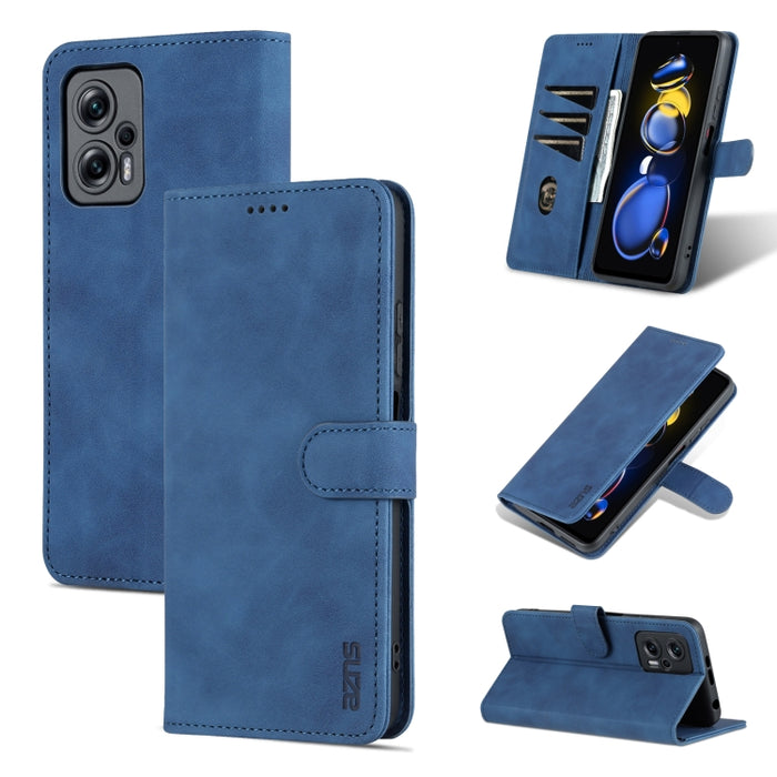 AZNS Skin Feel Calf Texture Flip Funda de cuero para teléfono, For Xiaomi Redmi Note 11T Pro/POCO X4 GT, For OPPO Reno8, For OPPO Reno8 Pro, For Huawei Nova 9Z/Enjoy 50 Plus
