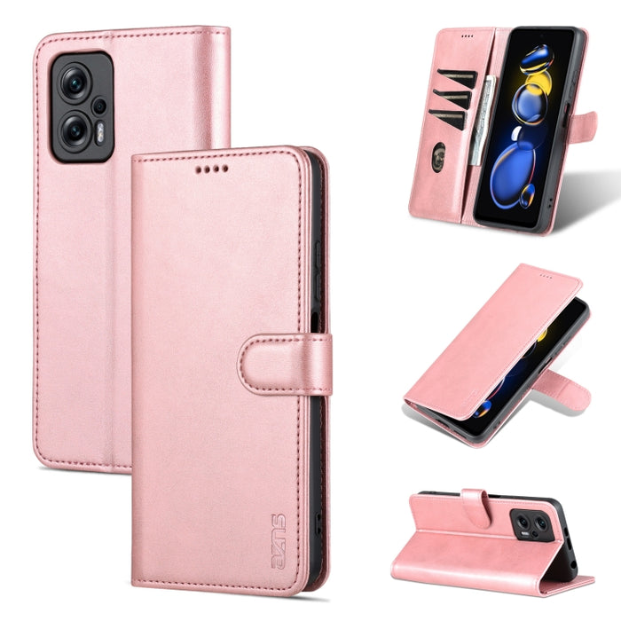 AZNS Skin Feel Calf Texture Flip Funda de cuero para teléfono, For Xiaomi Redmi Note 11T Pro/POCO X4 GT, For OPPO Reno8, For OPPO Reno8 Pro, For Huawei Nova 9Z/Enjoy 50 Plus
