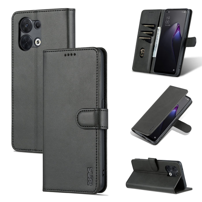 AZNS Skin Feel Calf Texture Flip Funda de cuero para teléfono, For Xiaomi Redmi Note 11T Pro/POCO X4 GT, For OPPO Reno8, For OPPO Reno8 Pro, For Huawei Nova 9Z/Enjoy 50 Plus