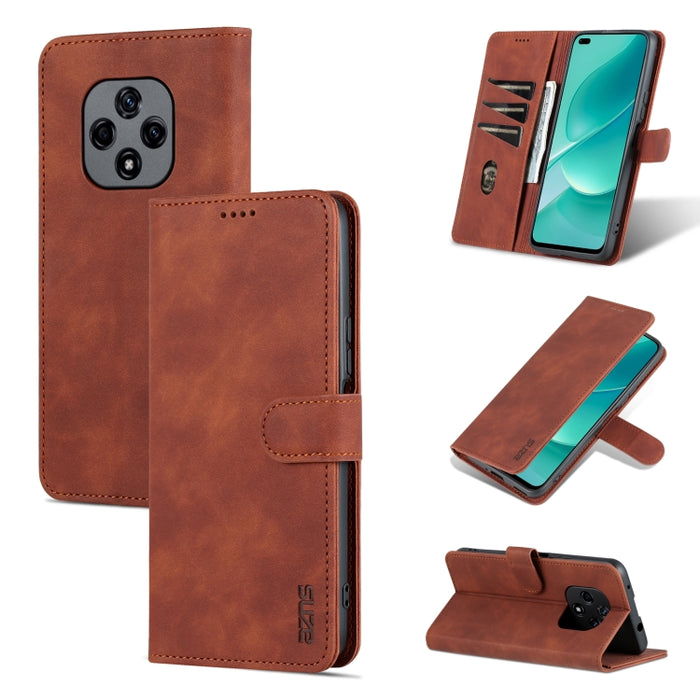 AZNS Skin Feel Calf Texture Flip Funda de cuero para teléfono, For Xiaomi Redmi Note 11T Pro/POCO X4 GT, For OPPO Reno8, For OPPO Reno8 Pro, For Huawei Nova 9Z/Enjoy 50 Plus