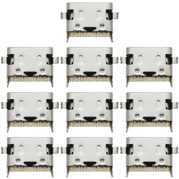 Conector de puerto de carga de 10 piezas, For Samsung Galaxy F42 5G, For Samsung Galaxy M53, For Samsung Galaxy M23 5G SM-M236B, For Samsung Galaxy A23 SM-A235F, For Samsung Galaxy M33 5G SM-M336B, For Samsung Galaxy A13 4G, For Samsung Galaxy A13 5G  ...