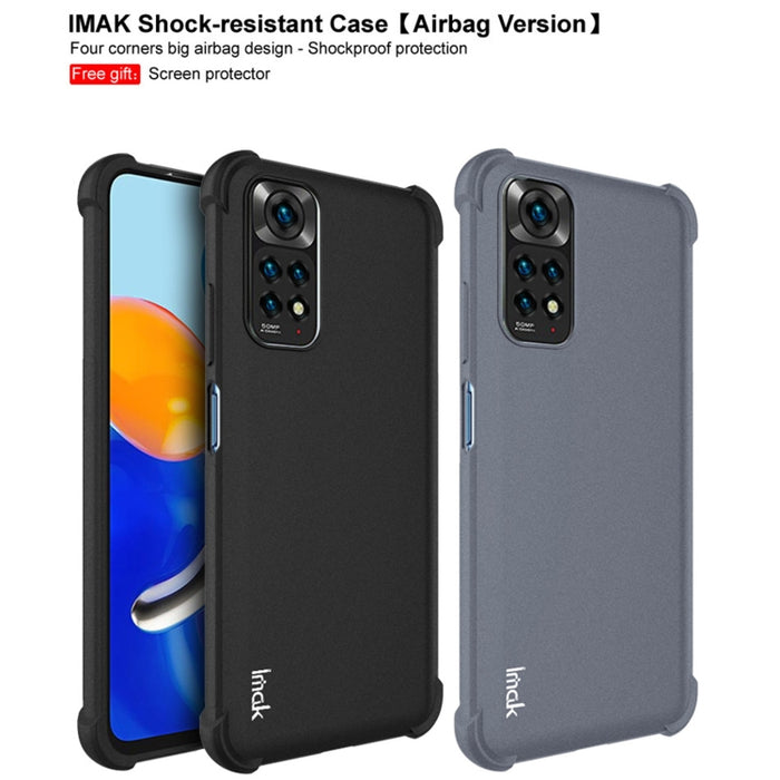 Estuche para teléfono TPU con bolsa de aire a prueba de golpes IMAK todo incluido con protector de pantalla, For Xiaomi Redmi Note 11 4G Overseas Version / Note 11S 4G Overseas Version, For Xiaomi 12 / 12X, For Xiaomi 12 Pro