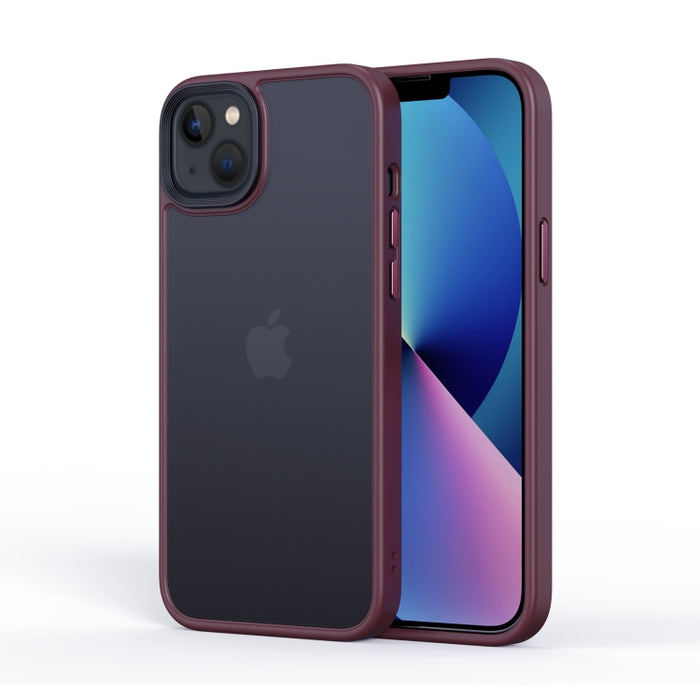 Estuche para teléfono a prueba de golpes con parte posterior esmerilada