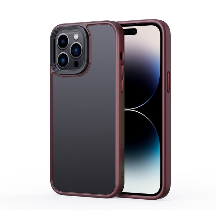 Estuche para teléfono a prueba de golpes con parte posterior esmerilada