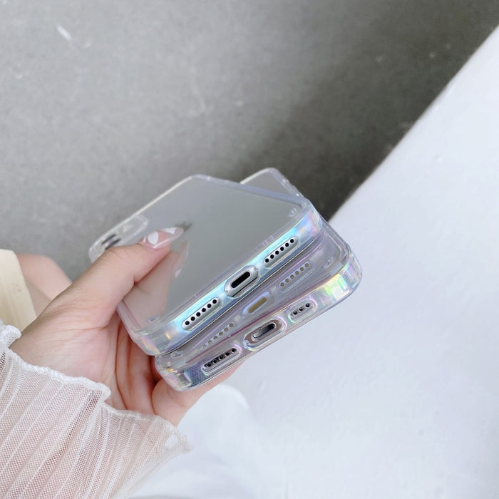 Estuche para teléfono 2 en 1 TPU + PC con revestimiento colorido