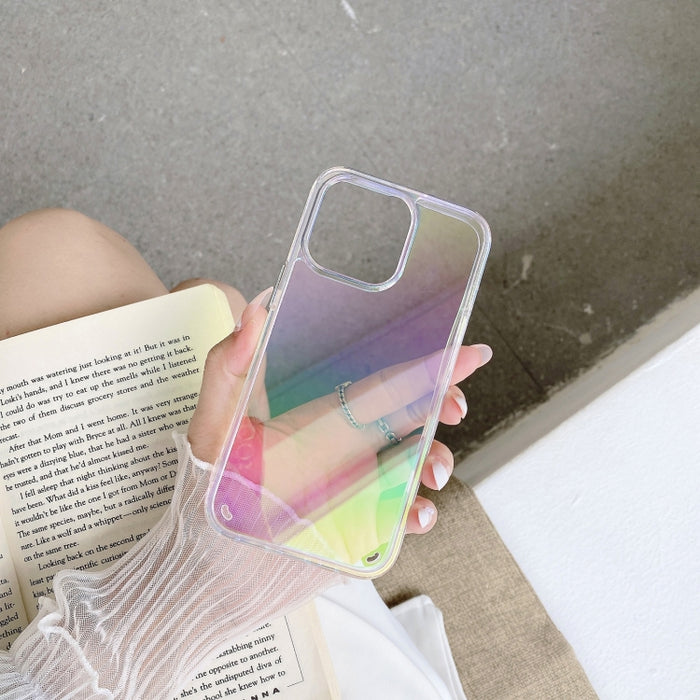 Estuche para teléfono 2 en 1 TPU + PC con revestimiento colorido