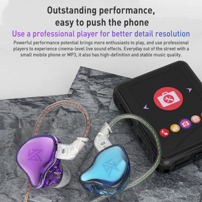 Audífonos intrauditivos HIFI con cable y subwoofer de alto valor KZ-EDC