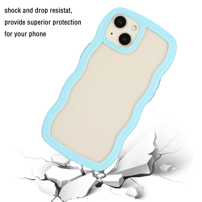 Funda transparente para PC Candy Color Wave TPU