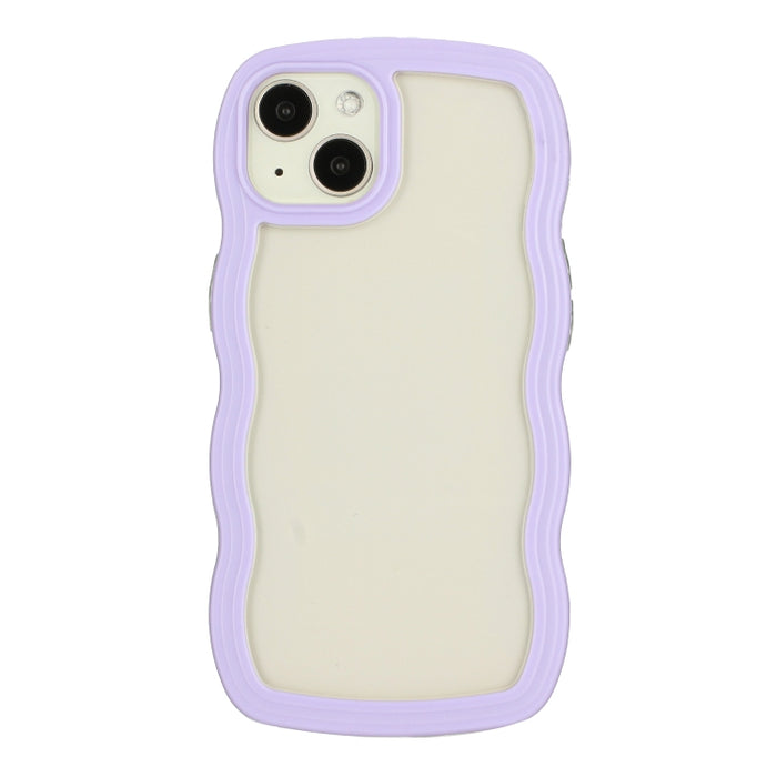 Funda transparente para PC Candy Color Wave TPU