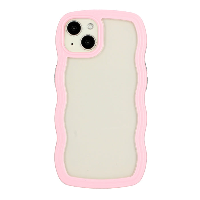 Funda transparente para PC Candy Color Wave TPU