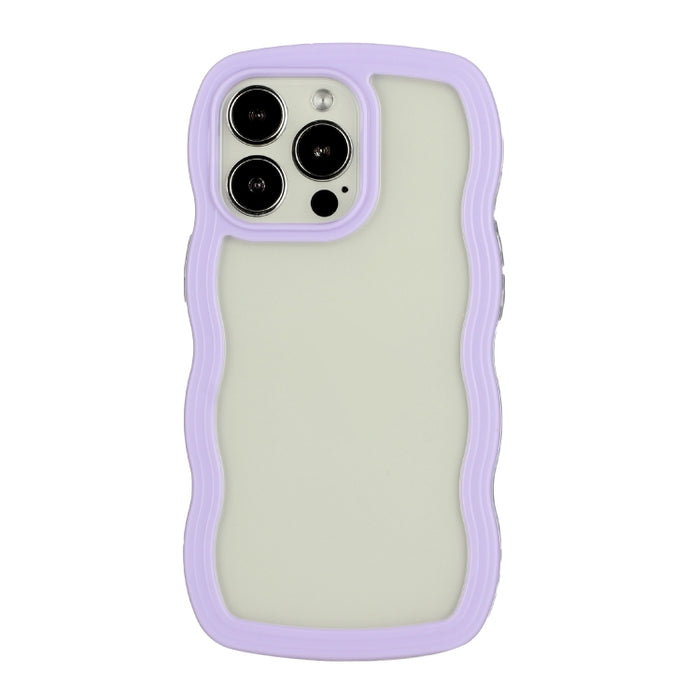 Funda transparente para PC Candy Color Wave TPU