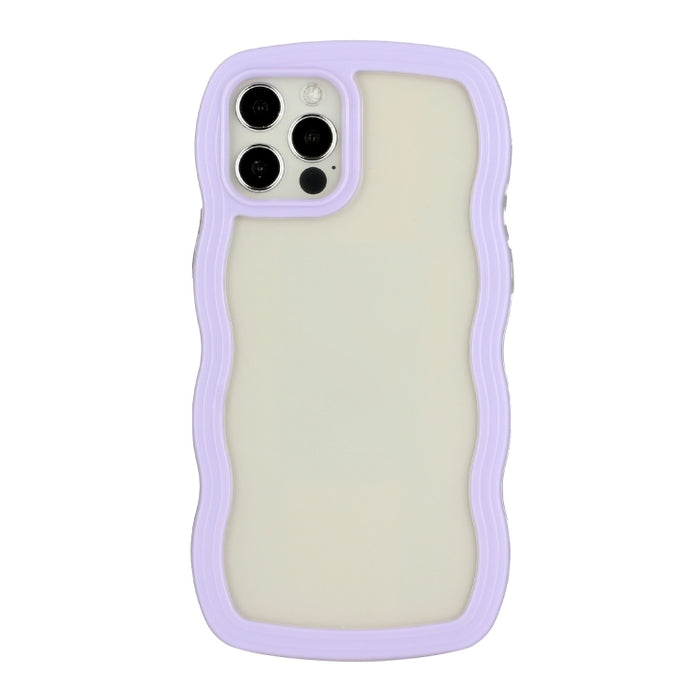 Funda transparente para PC Candy Color Wave TPU