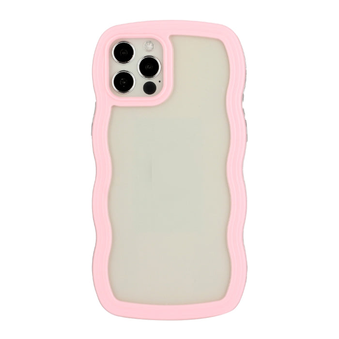 Funda transparente para PC Candy Color Wave TPU
