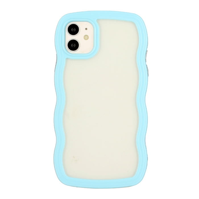 Funda transparente para PC Candy Color Wave TPU