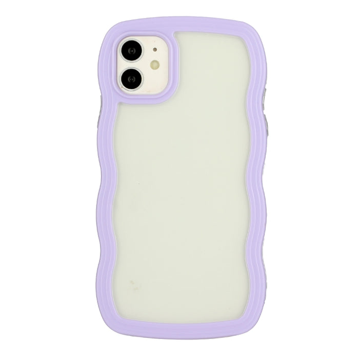Funda transparente para PC Candy Color Wave TPU