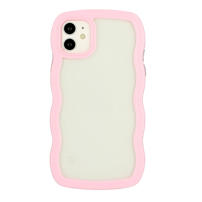 Funda transparente para PC Candy Color Wave TPU