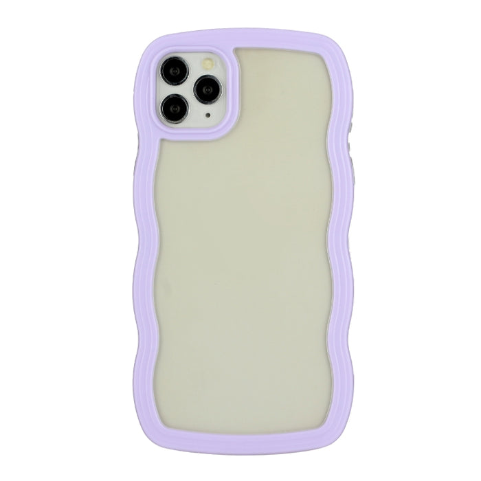 Funda transparente para PC Candy Color Wave TPU