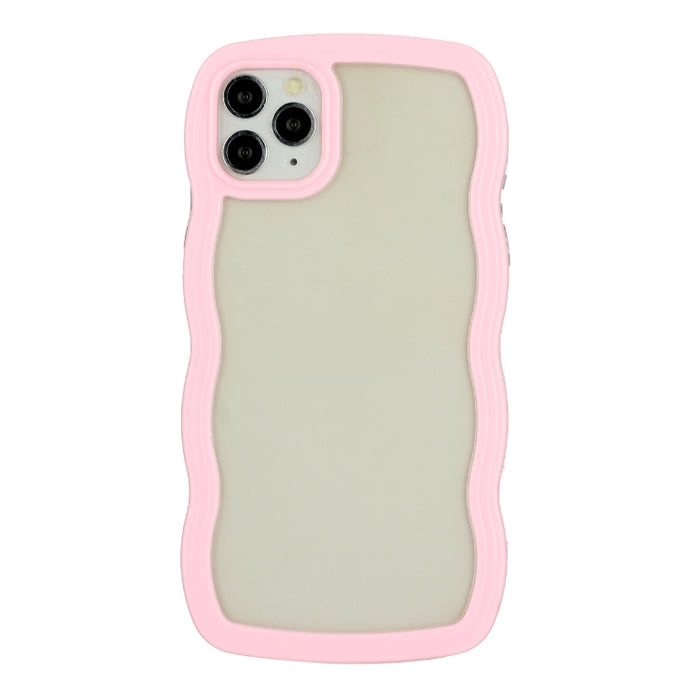 Funda transparente para PC Candy Color Wave TPU