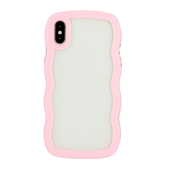 Funda transparente para PC Candy Color Wave TPU