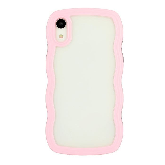 Funda transparente para PC Candy Color Wave TPU