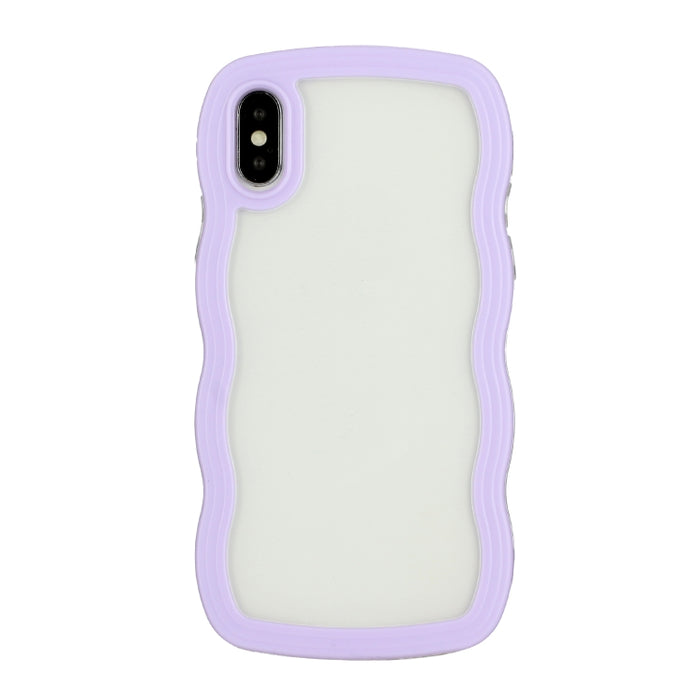 Funda transparente para PC Candy Color Wave TPU